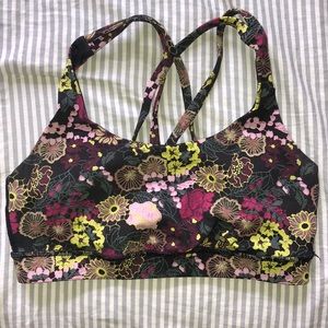 lululemon - floral sports bra